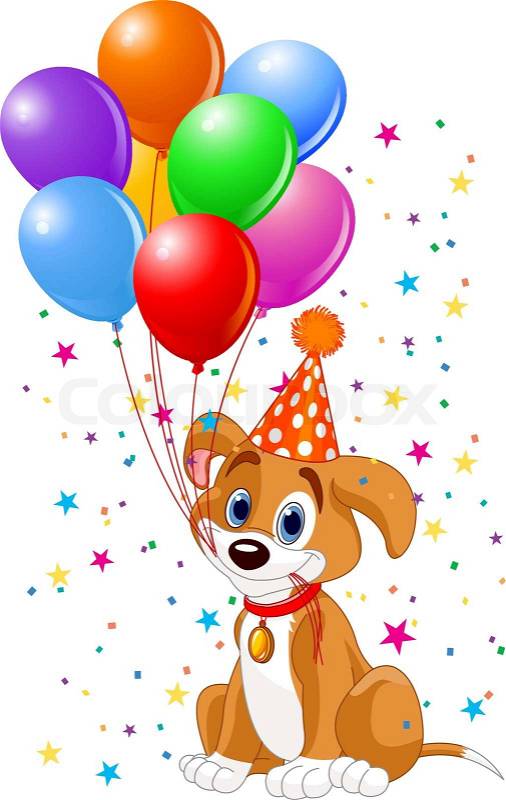 clipart dog birthday - photo #11