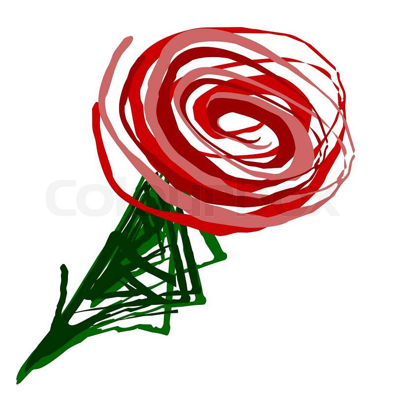 clipart rød rose - photo #41