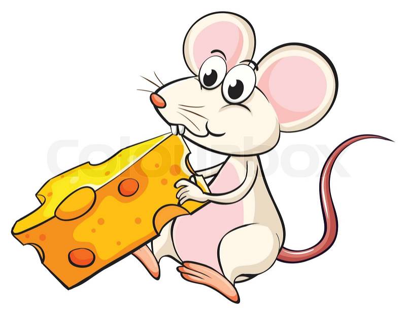 clipart mouse eating cheese - photo #3